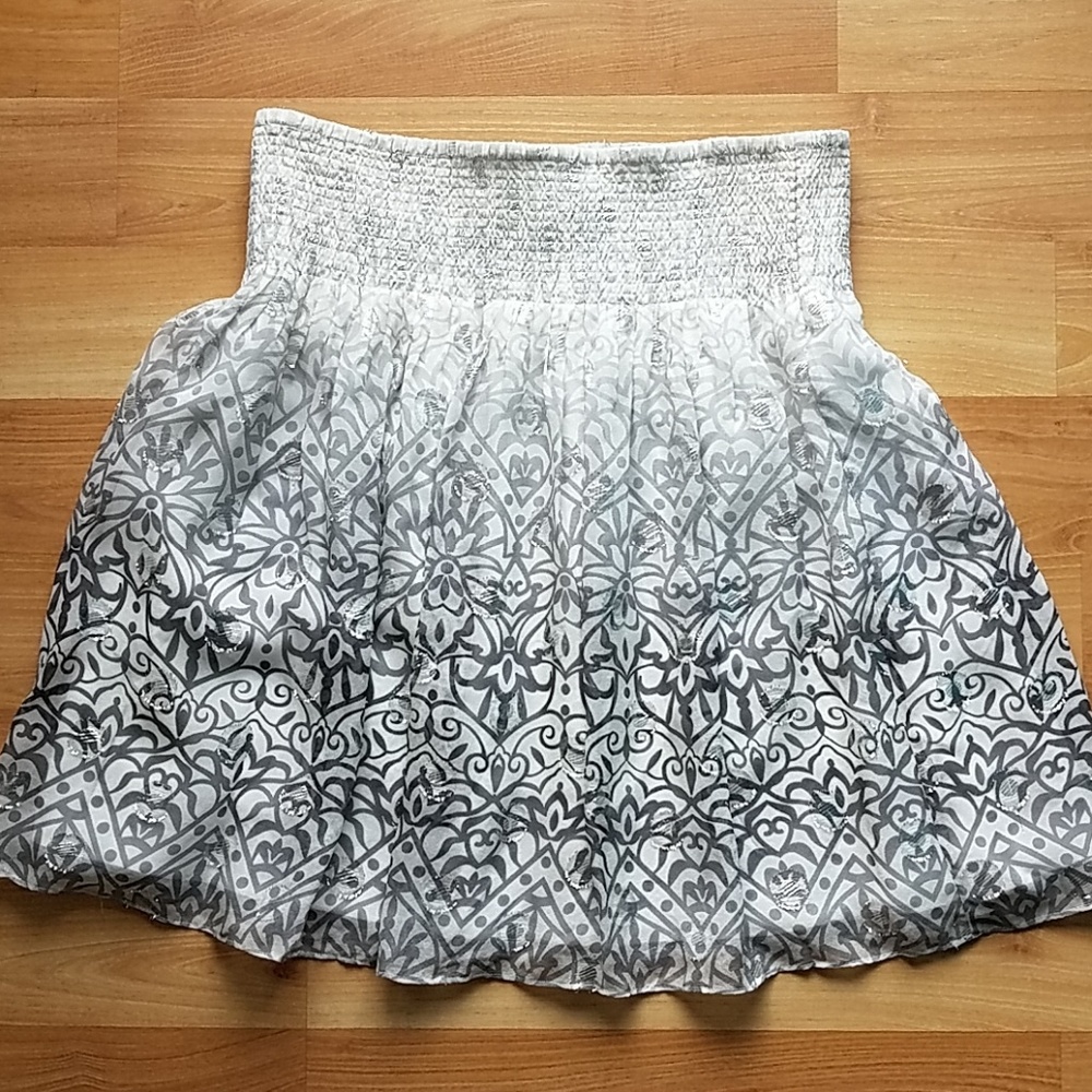 WHBM Sparkle Silk Skirt